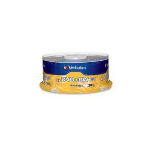 Paquete de 30 DVD-RW Verbatim de 4.7 GB