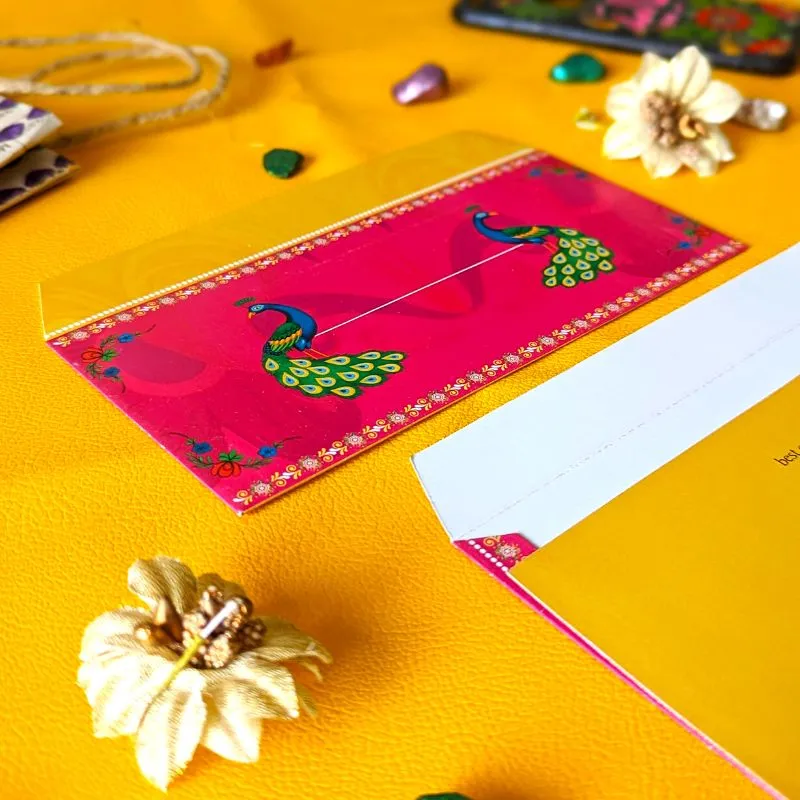 Peacock Truck Art Envelopes