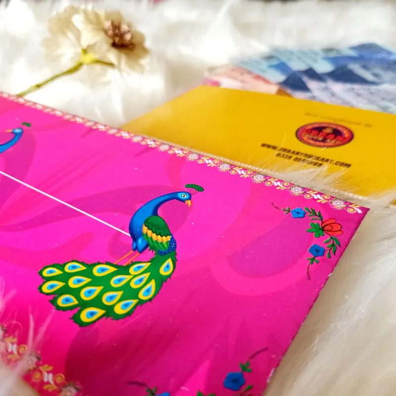 Peacock Truck Art Envelopes