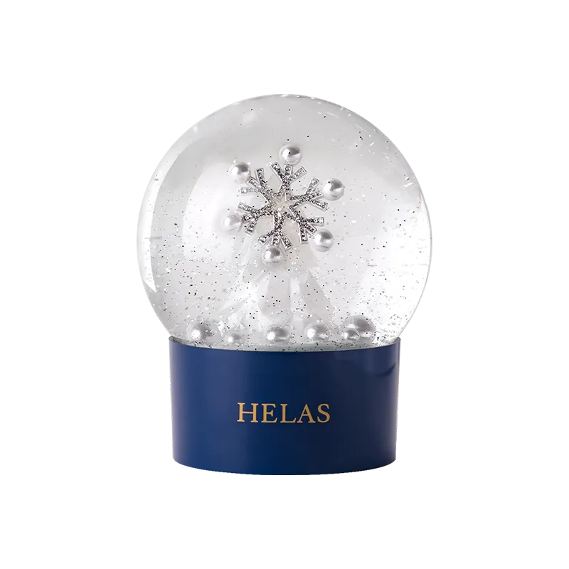 Pearl Snowflake Crystal Ball