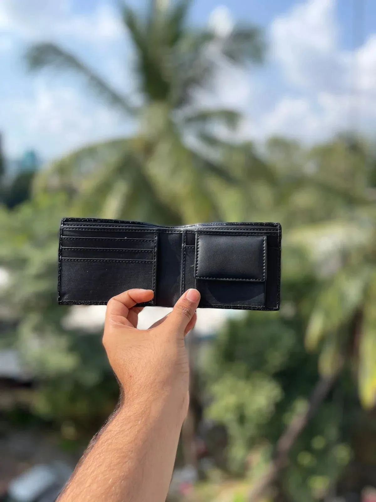 Personalised Premium Croc Leather Mens Wallet