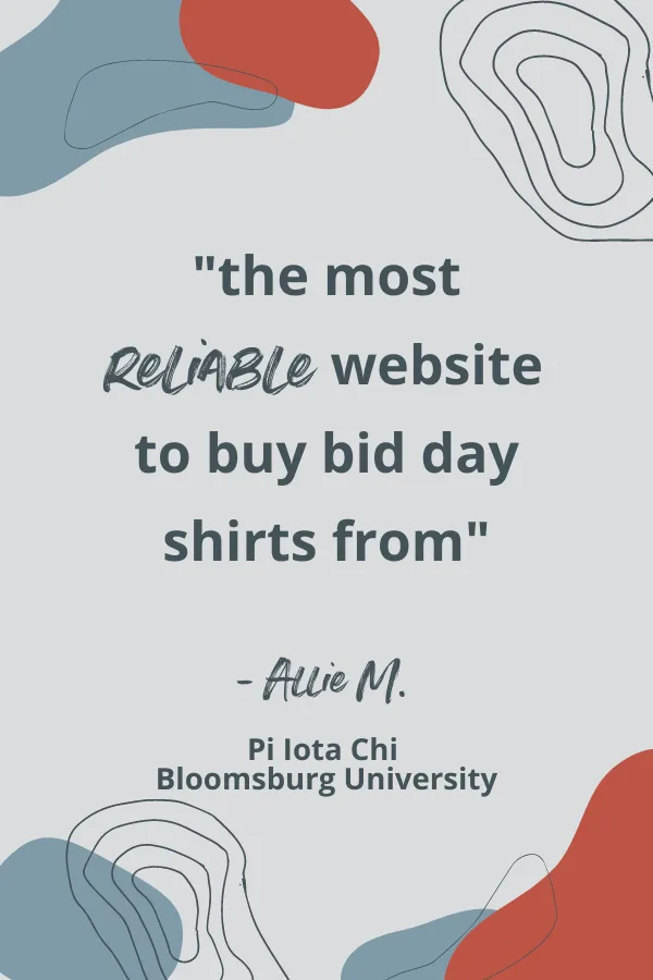 Phi Mu Bid Day Simple Pink Tee