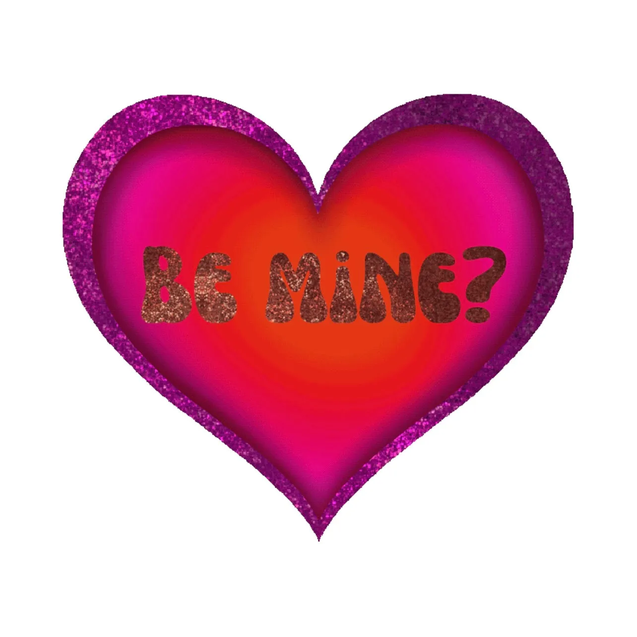 Pink & Red Ombré Hearts