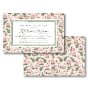 Pink Botanical Invitation