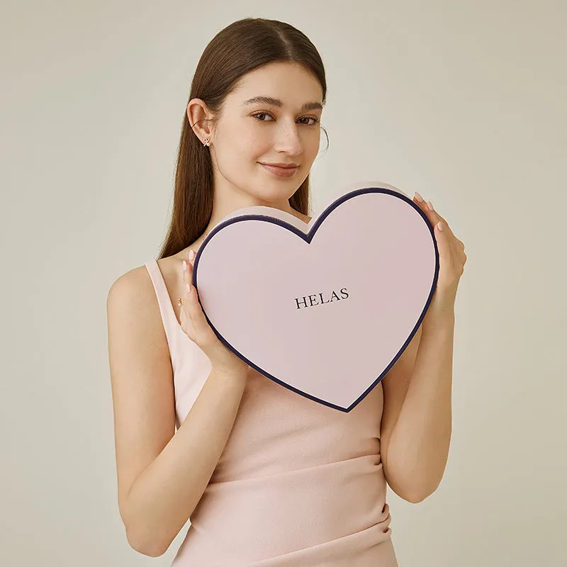 Pink Heart-Shaped Gift Packaging