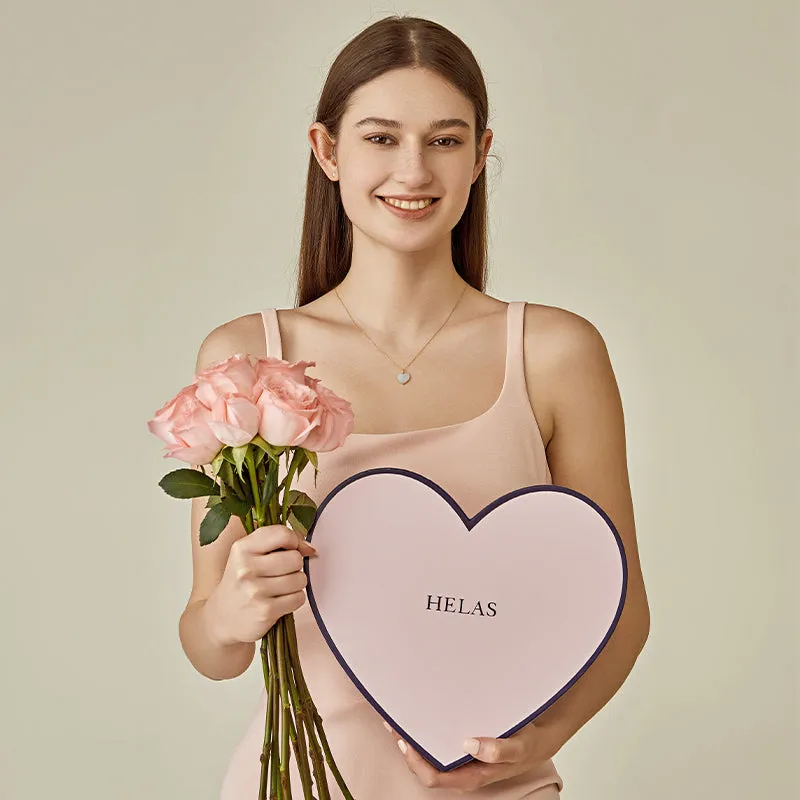 Pink Heart-Shaped Gift Packaging