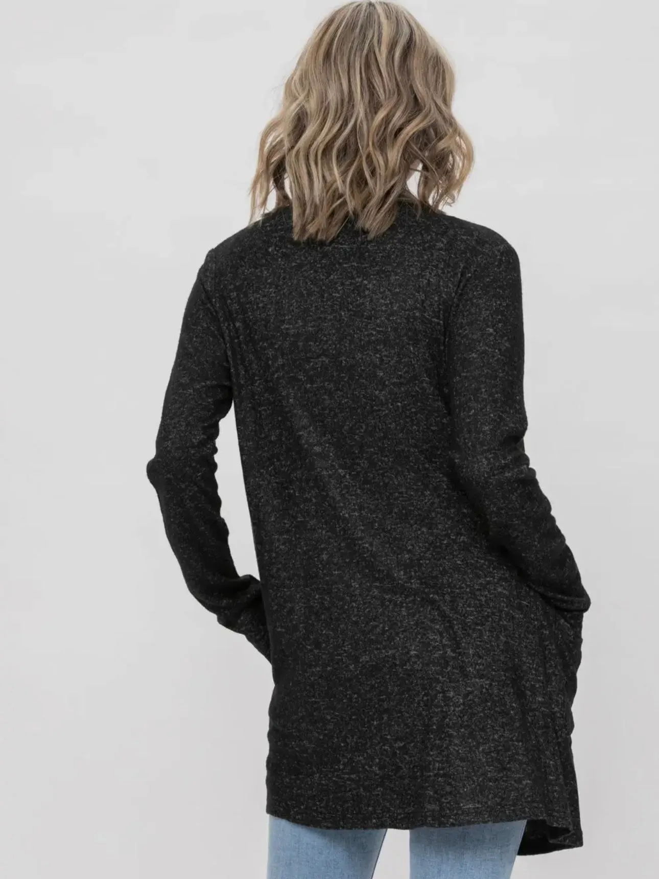 Plain & Simple Cardigan: Charcoal