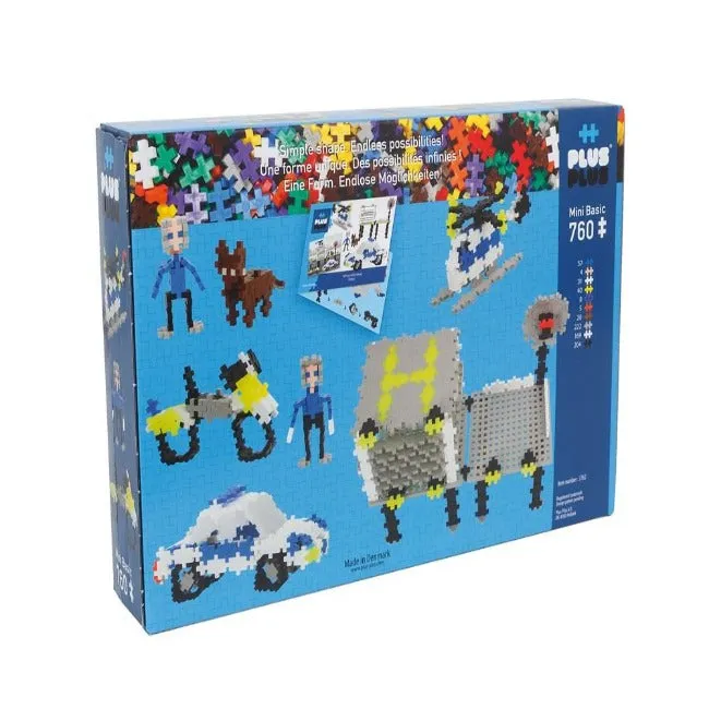 Plus Plus Mini Basic Police 760 pcs Boxed Set