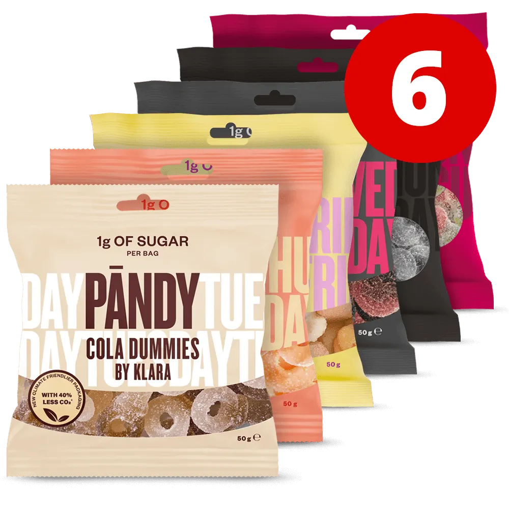 Pändy Candy Mixed - 6x50g.