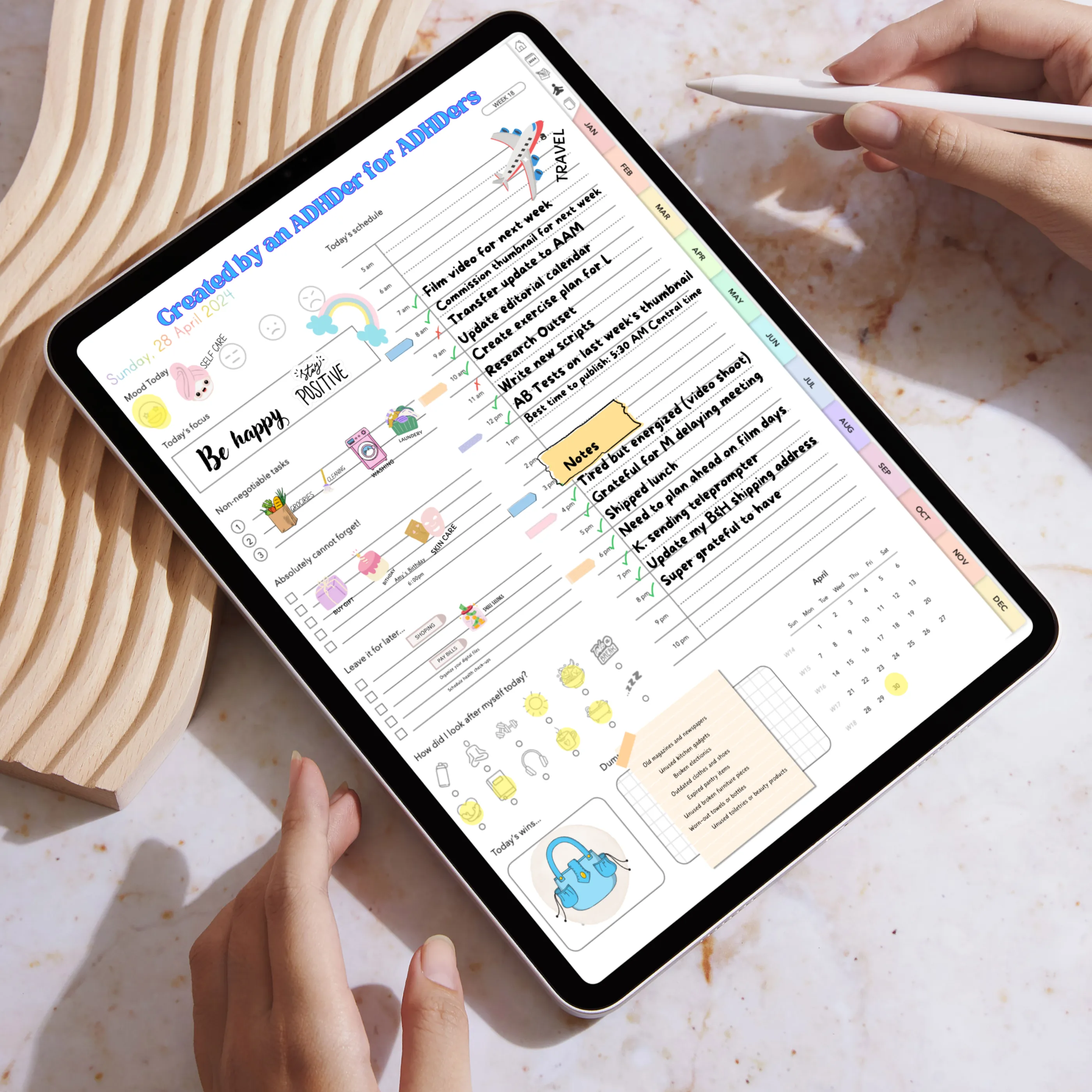 Premium ADHD Digital Planner