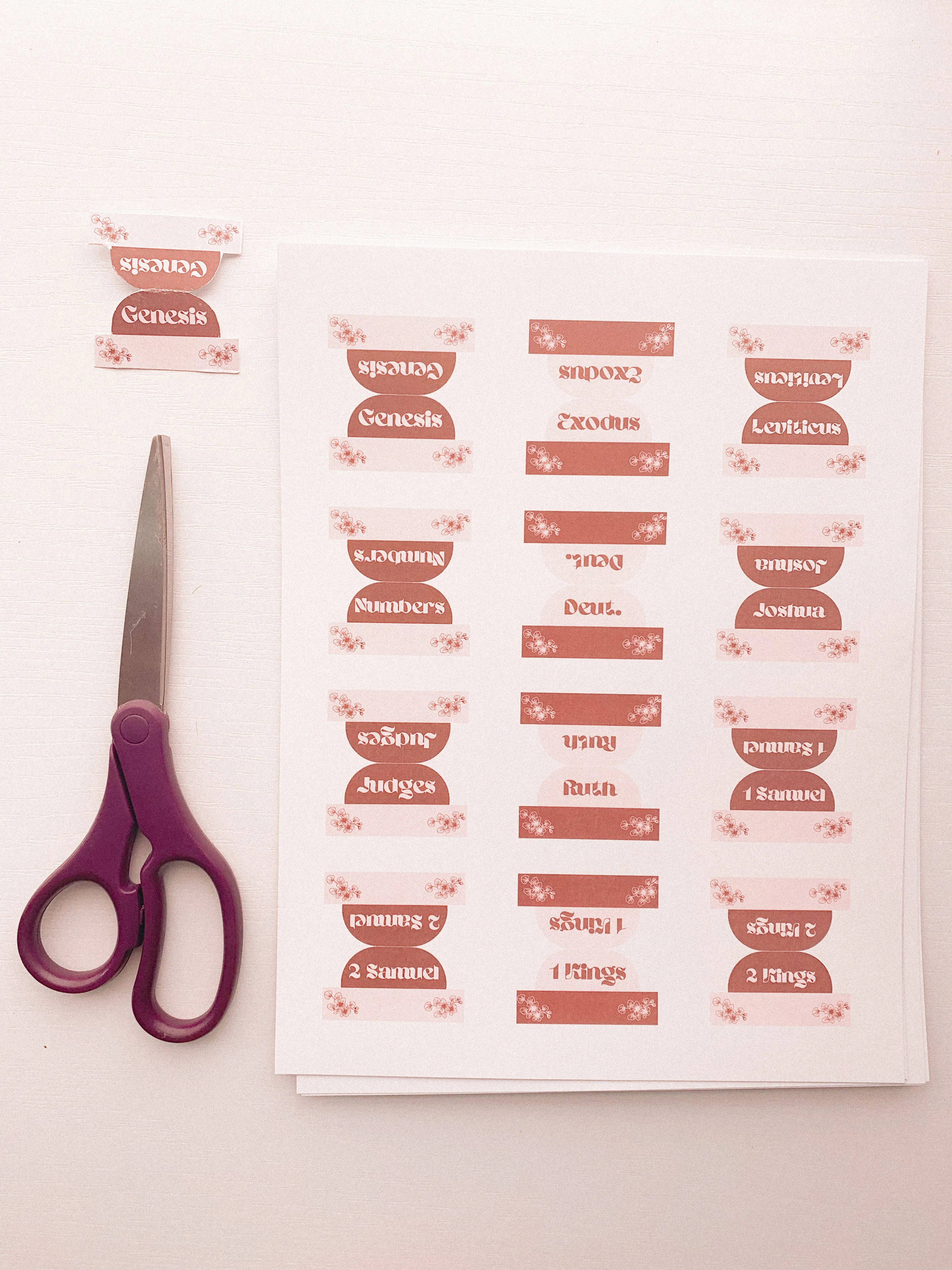 Printable Bible Tabs