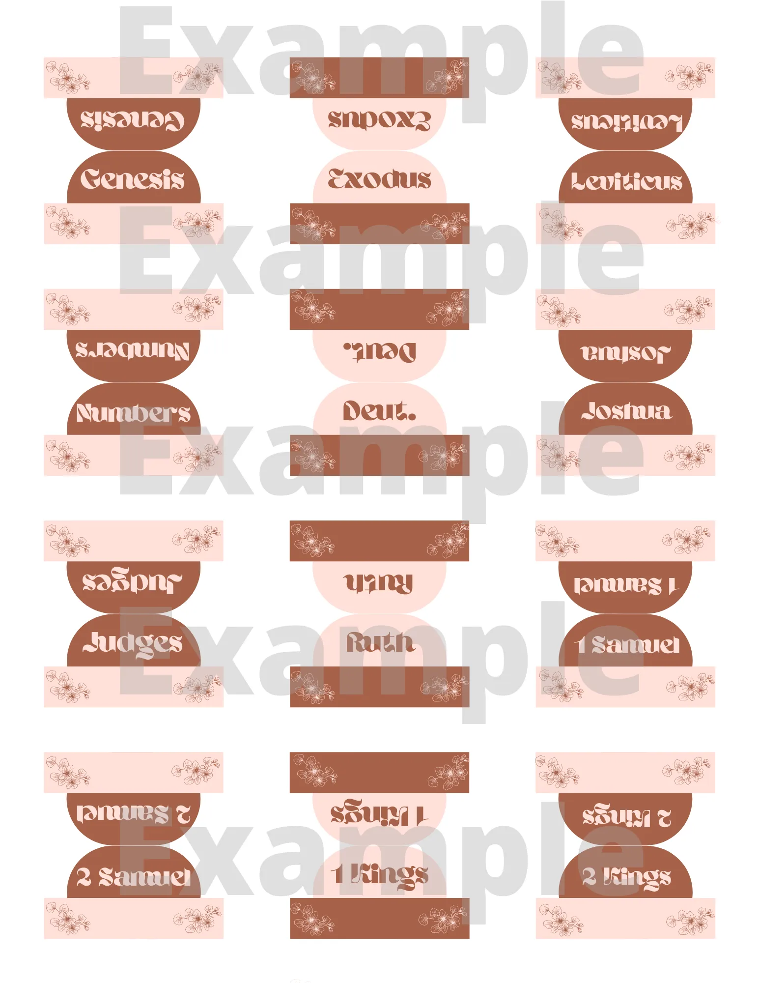 Printable Bible Tabs
