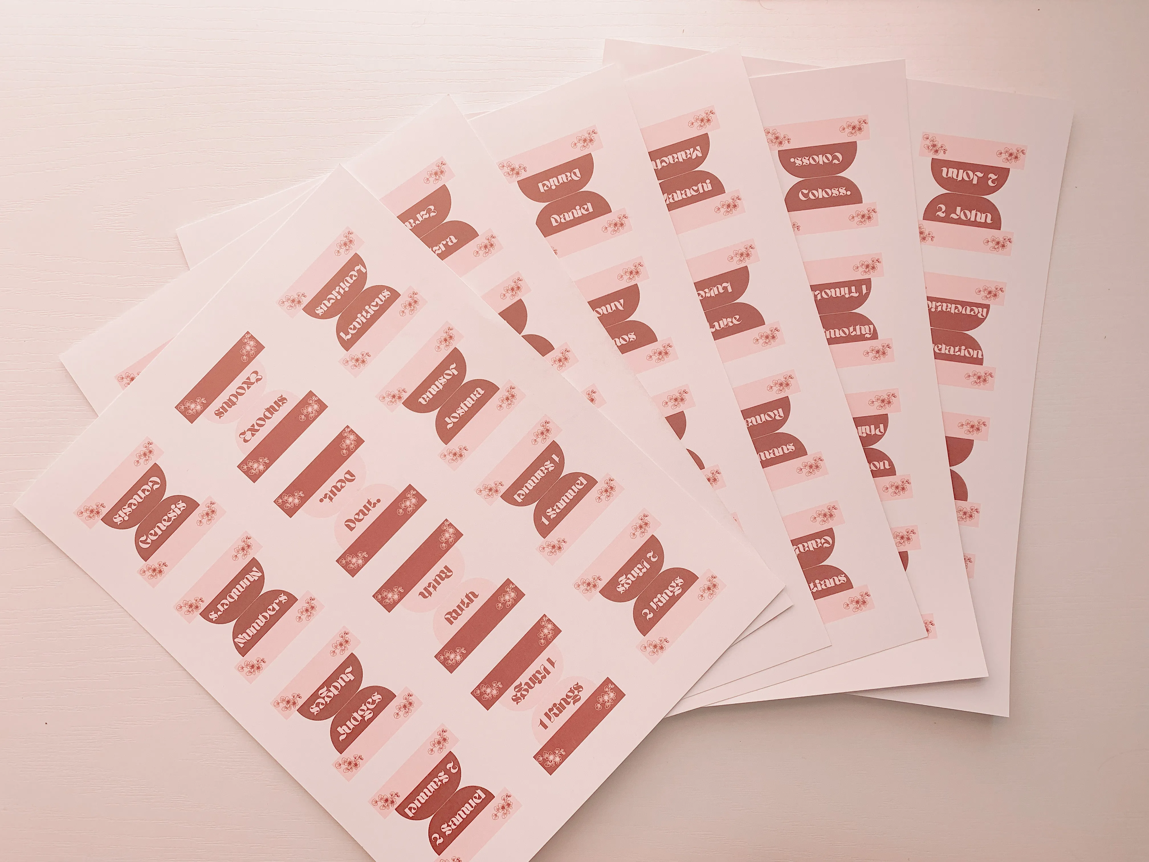 Printable Bible Tabs