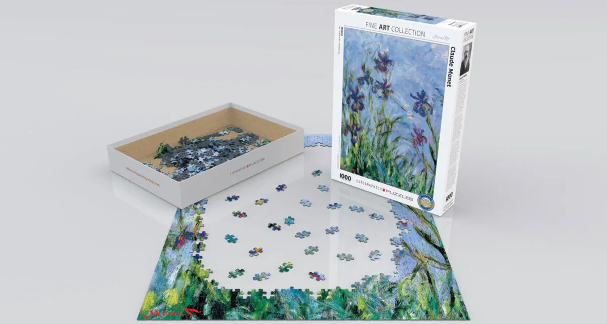 Puzzle Eurographics - 1000 p - Iris - Monet