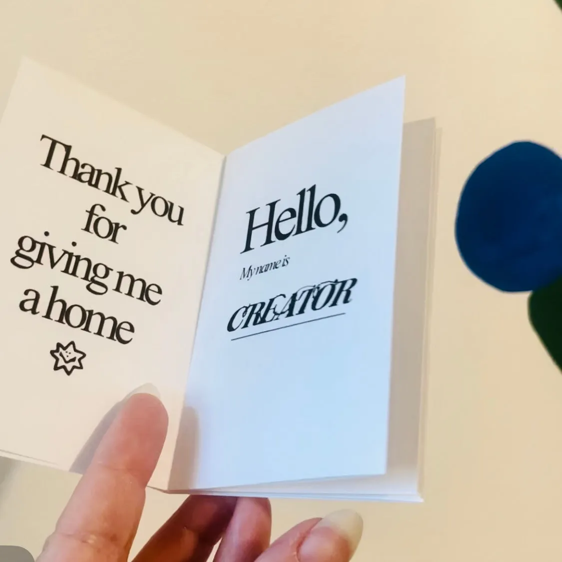 "Creator" Clay Charm | Simple Seeing Tile