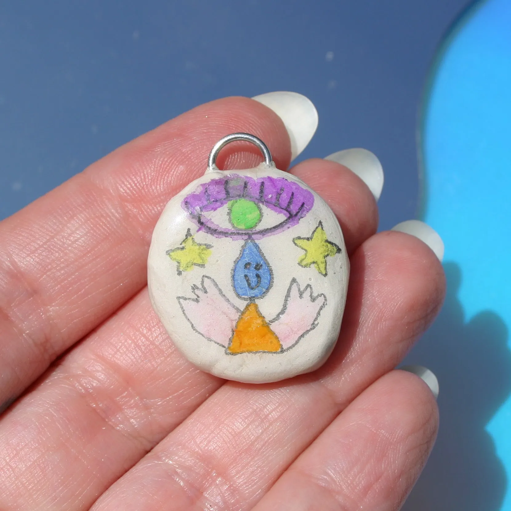 "Creator" Clay Charm | Simple Seeing Tile
