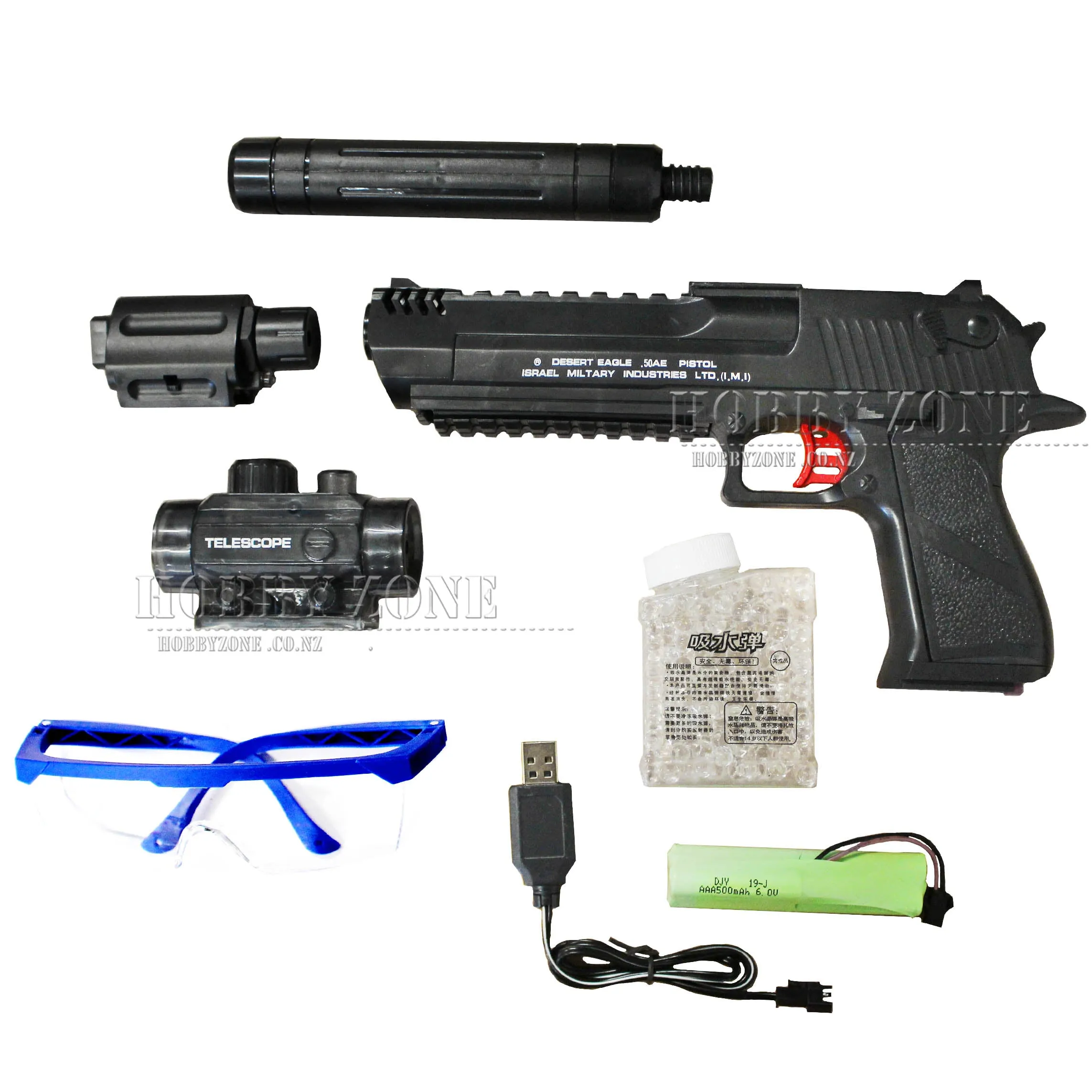 "Tapioca Pearls" Desert Eagle Evolution Gel Ball Blaster [ID Check R18   Requires Any One Membership: Airsoft, Paintball, or NZDA]
