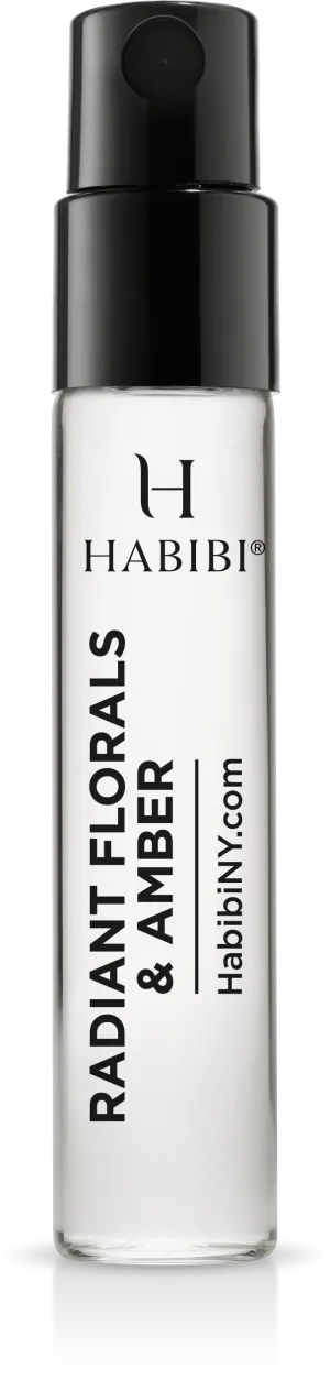 Radiant Florals & Amber Sample Vial