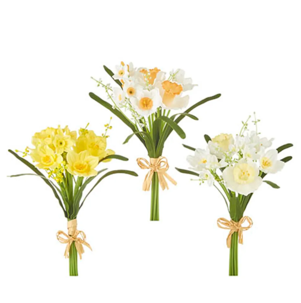 Real Tough Daffodil Bouquet - 13"