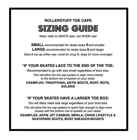 RollerStuff Toe Caps Jade