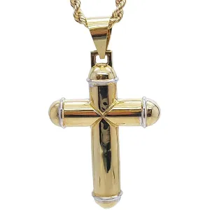 Rope Chain 4.0MM 10K With Cross OR 10K MNG-020