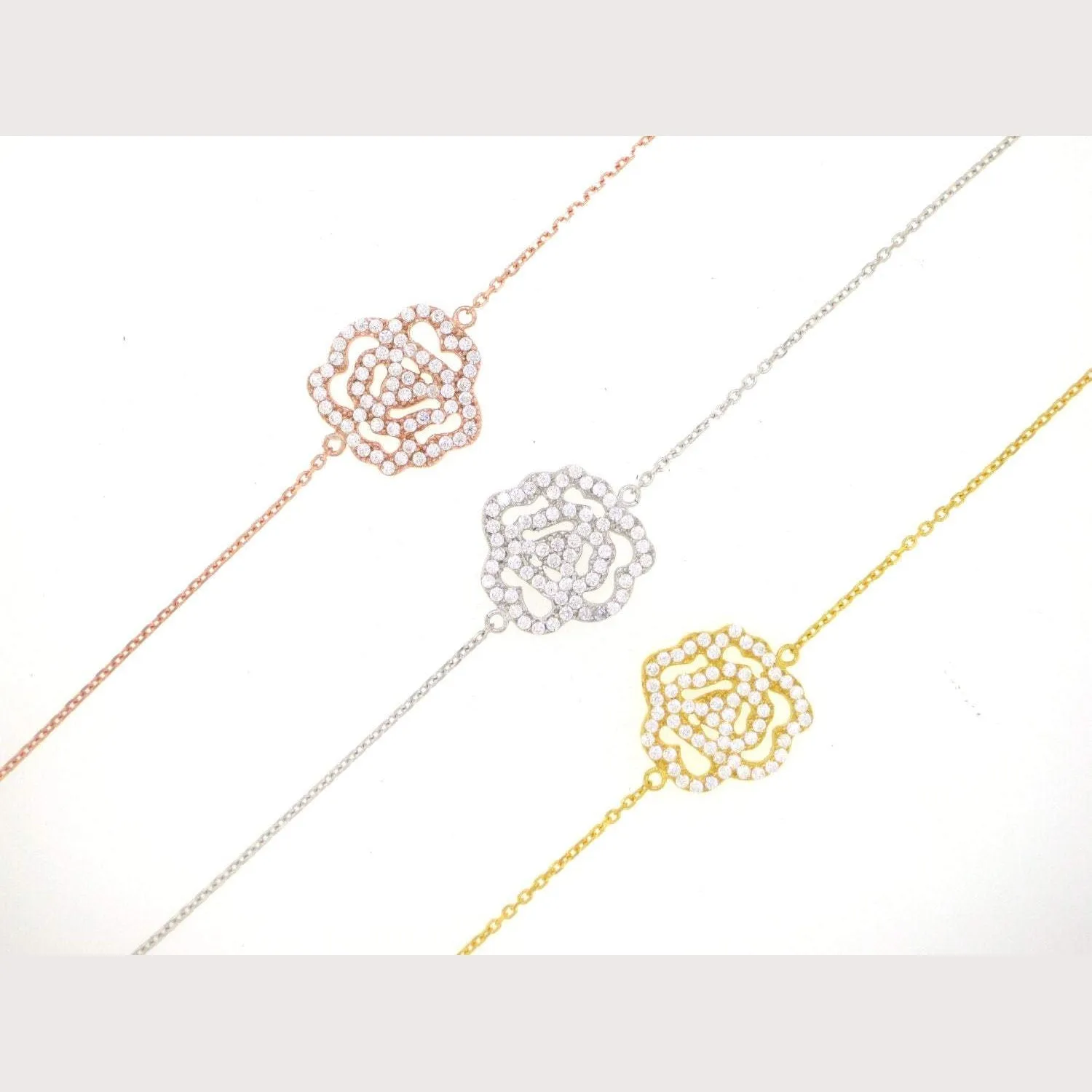 Rose Flower Bracelet