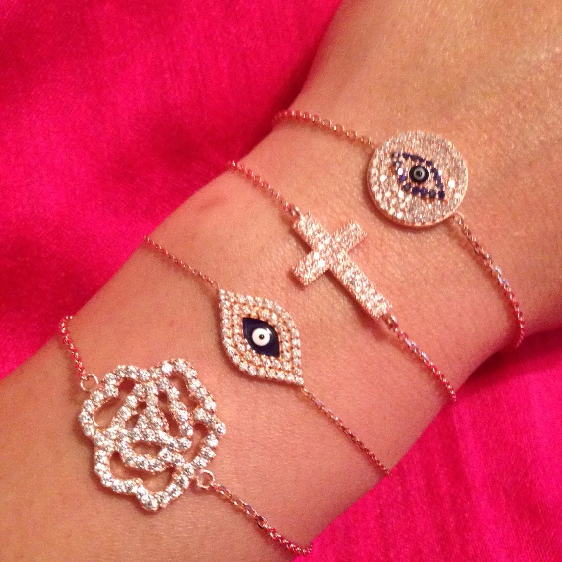 Rose Flower Bracelet
