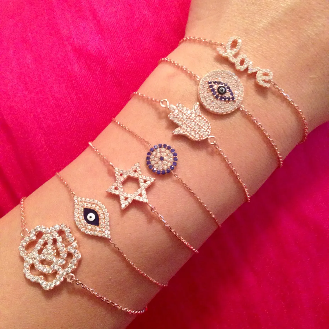 Rose Flower Bracelet