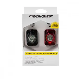 RYDER BLINDEYE FRONT AND REAR LIGHT