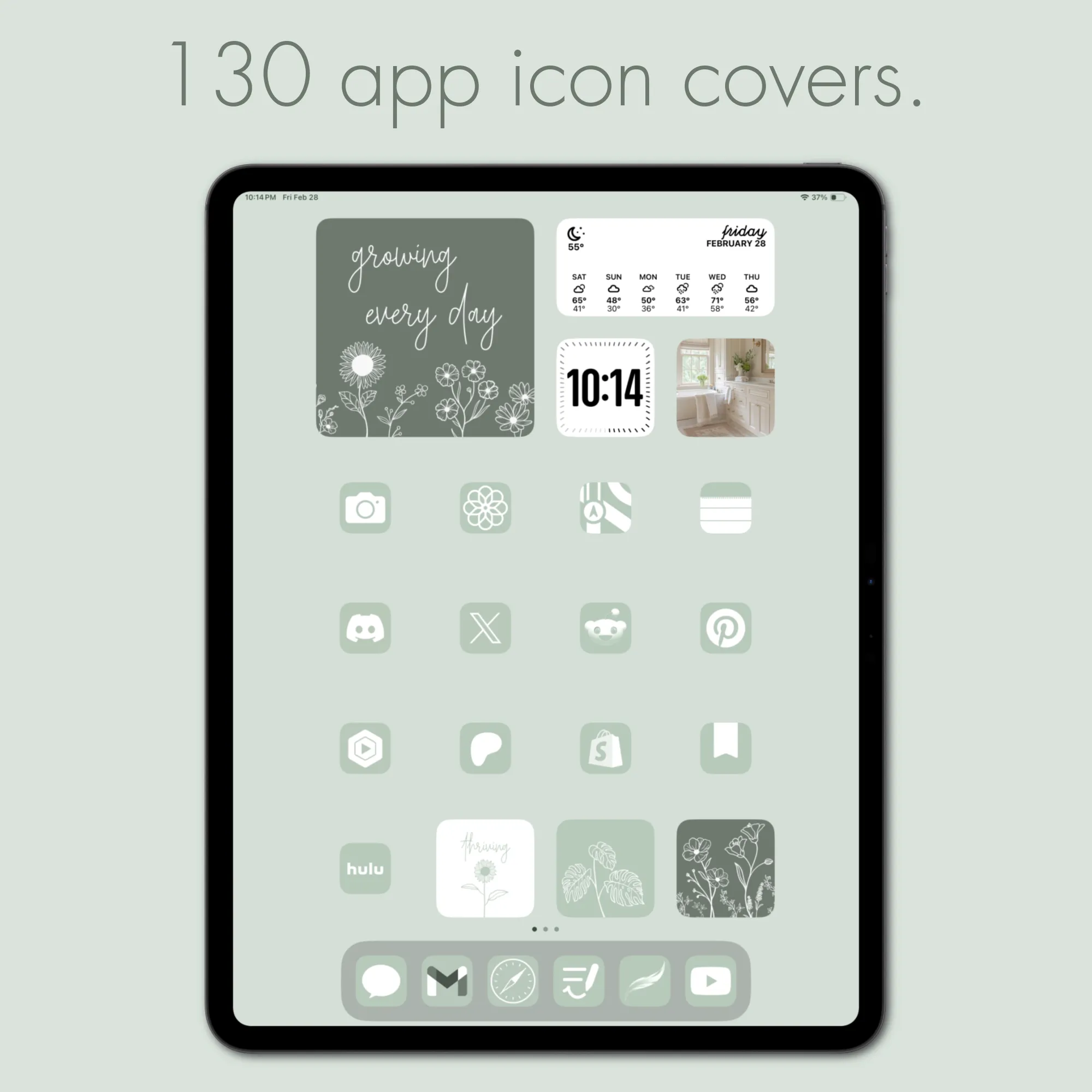 sage theme pack | ipad edition.