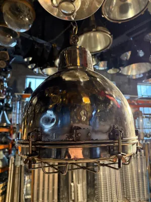 Salvaged Aluminium Dome Ships Cargo Light