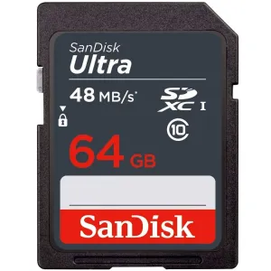 Sandisk Memoria Sd Sdhc 64 Gb Cl10