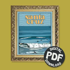 Santa Cruz Digital Print