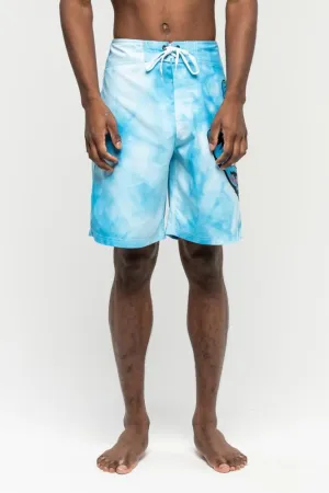 Santa Cruz Shorts Tie Dye Hand Boardie - Blue Tie Dye