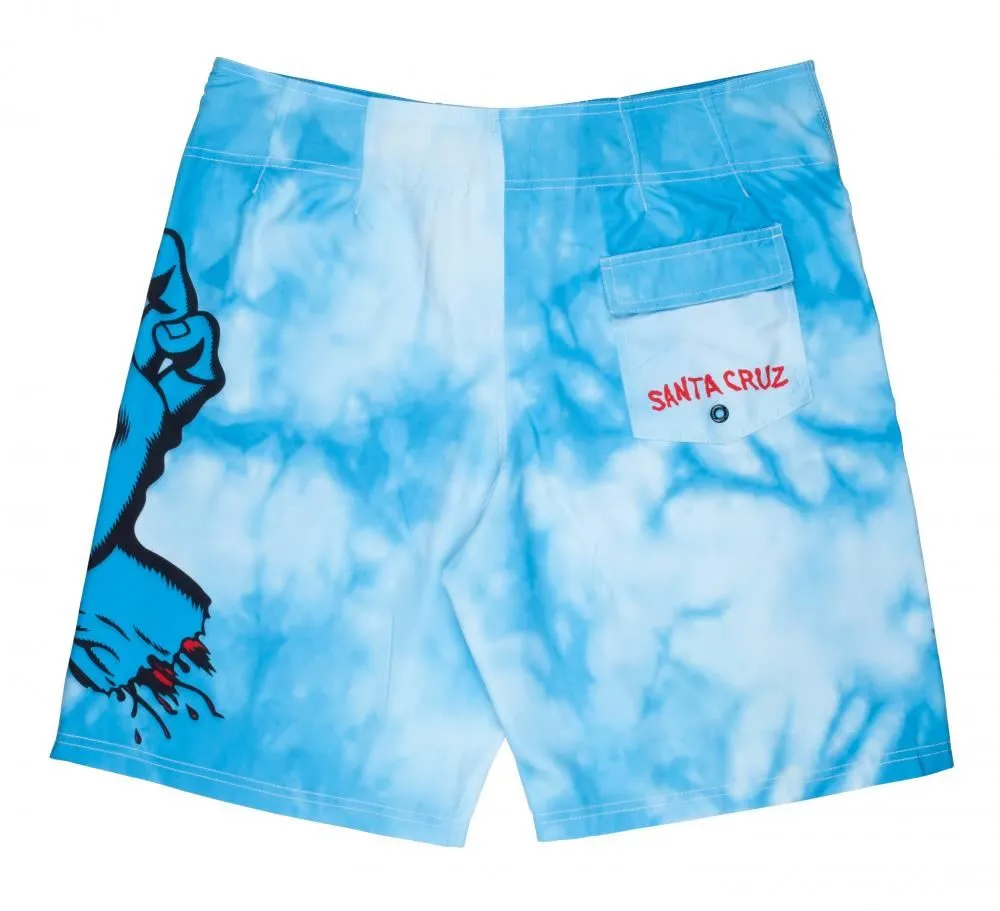 Santa Cruz Shorts Tie Dye Hand Boardie - Blue Tie Dye
