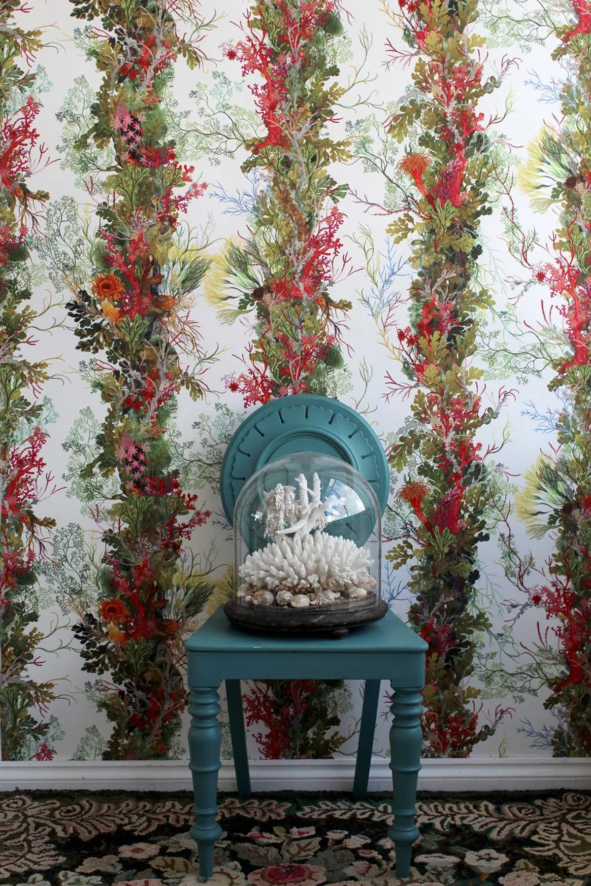 seaweed column wallpaper