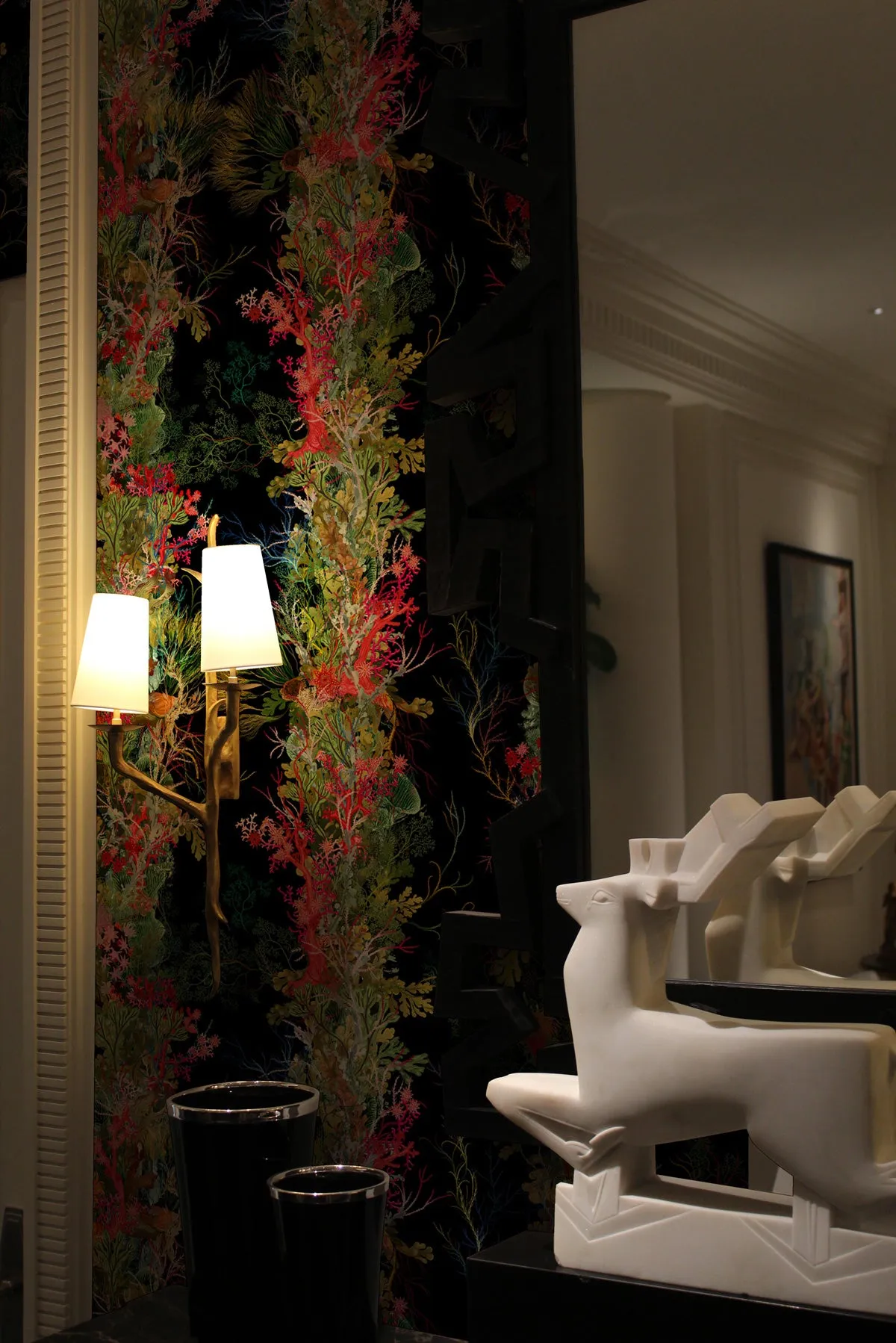 seaweed column wallpaper