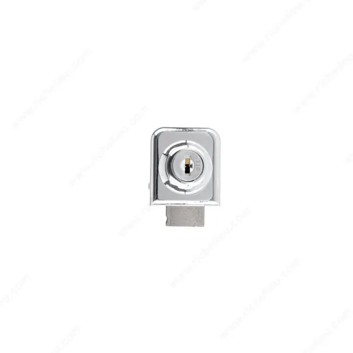 Serrure de porte d'armoire simple en verre
