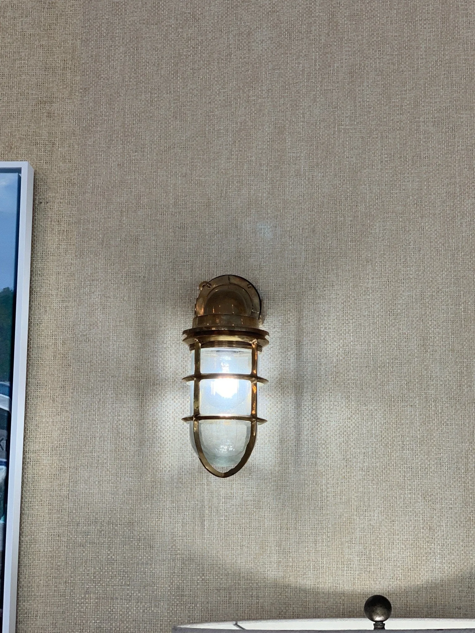 Ship Passageway Lights - 90 Degrees in Brass Finish