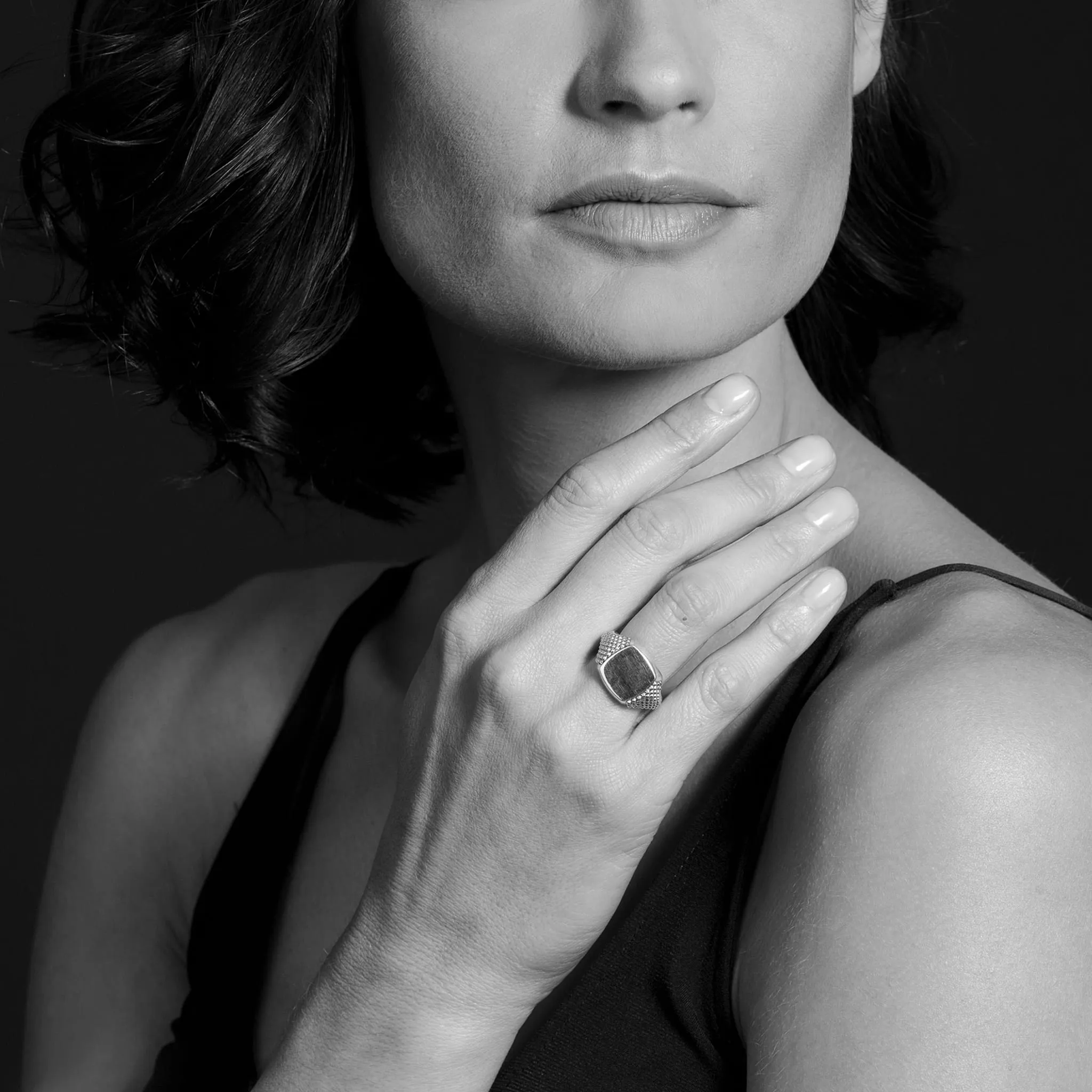 Signature Caviar Exclusive Signet Ring
