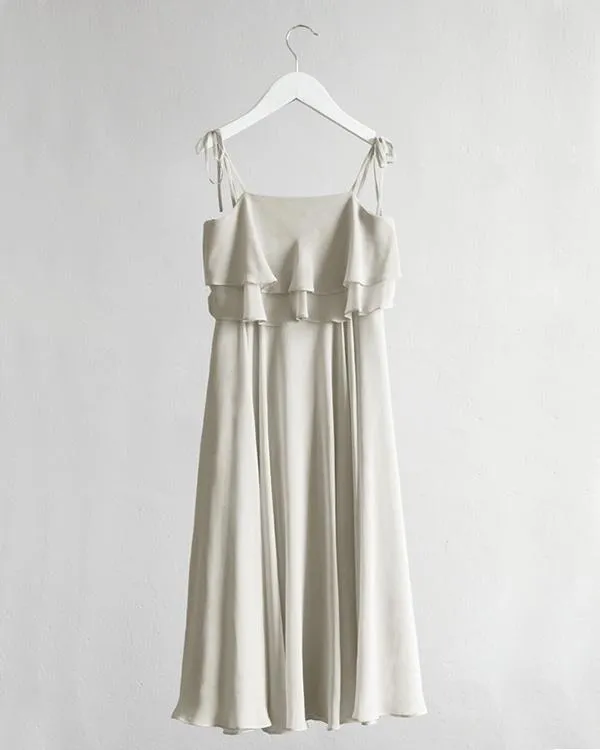 Silver Flower Girls Dresses A-line First Birth Party Gowns