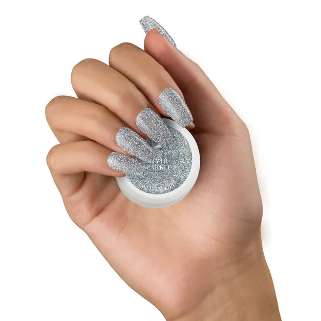Silver Sparkle Glitter Gel