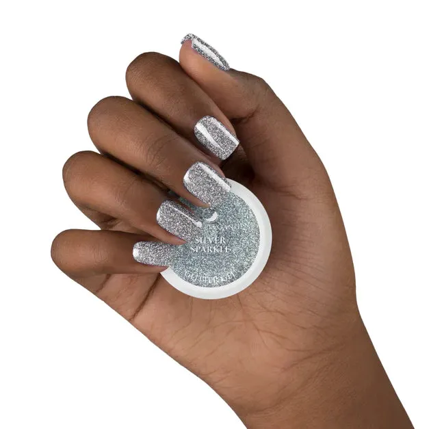 Silver Sparkle Glitter Gel