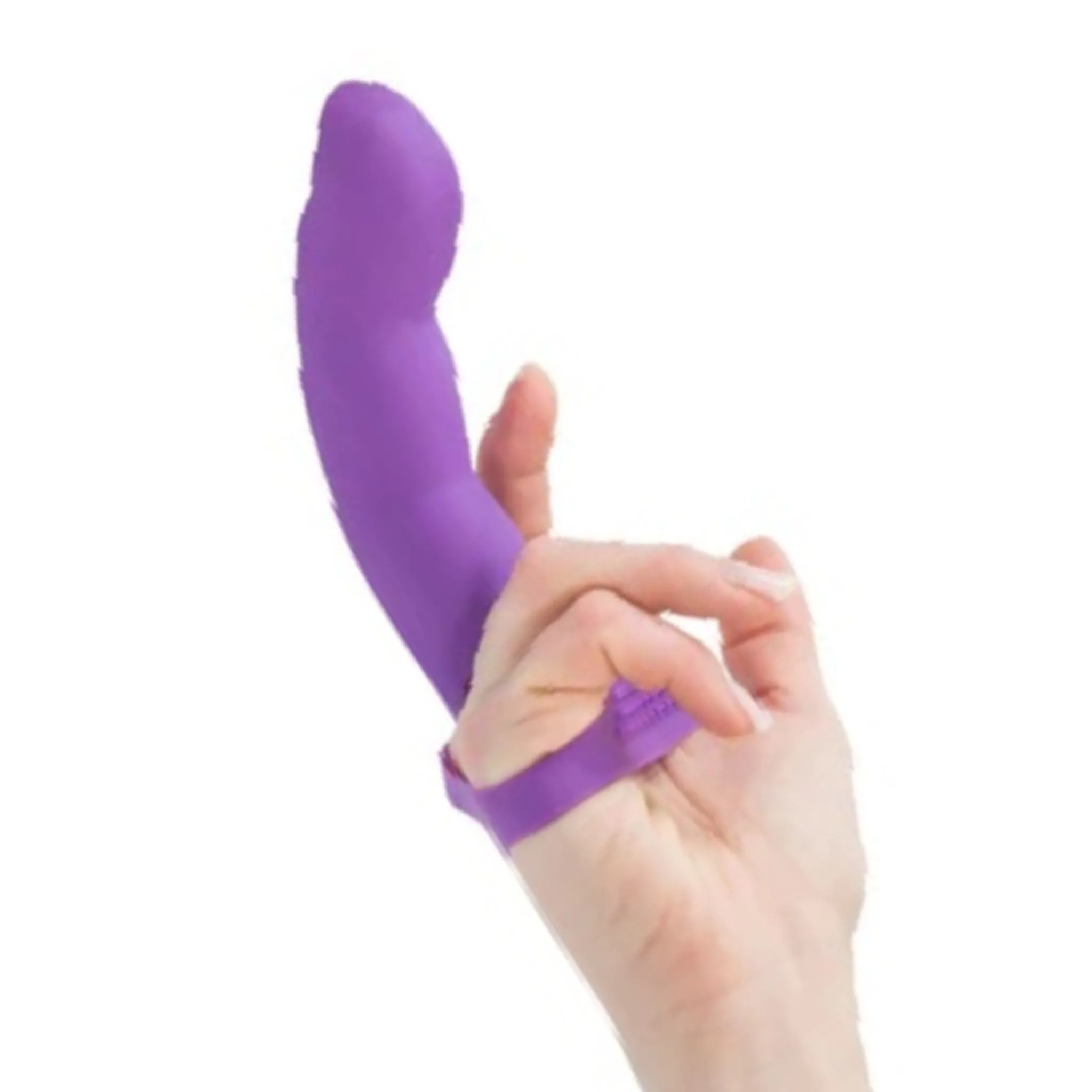 Simple and True Silicone G-Spot Finger Extender - Purple