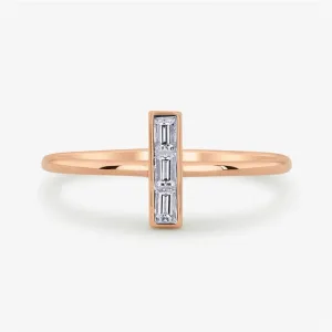 Simple Cross Crystal Ring