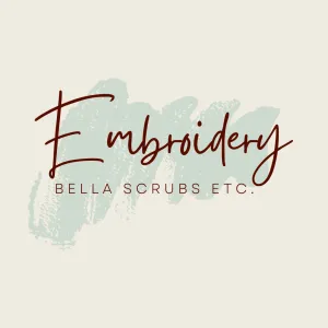 Simple Embroidery Fee / Name and Credentials Only