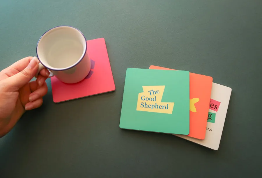 (Simple Geometry) The Good Shepherd {Coasters}