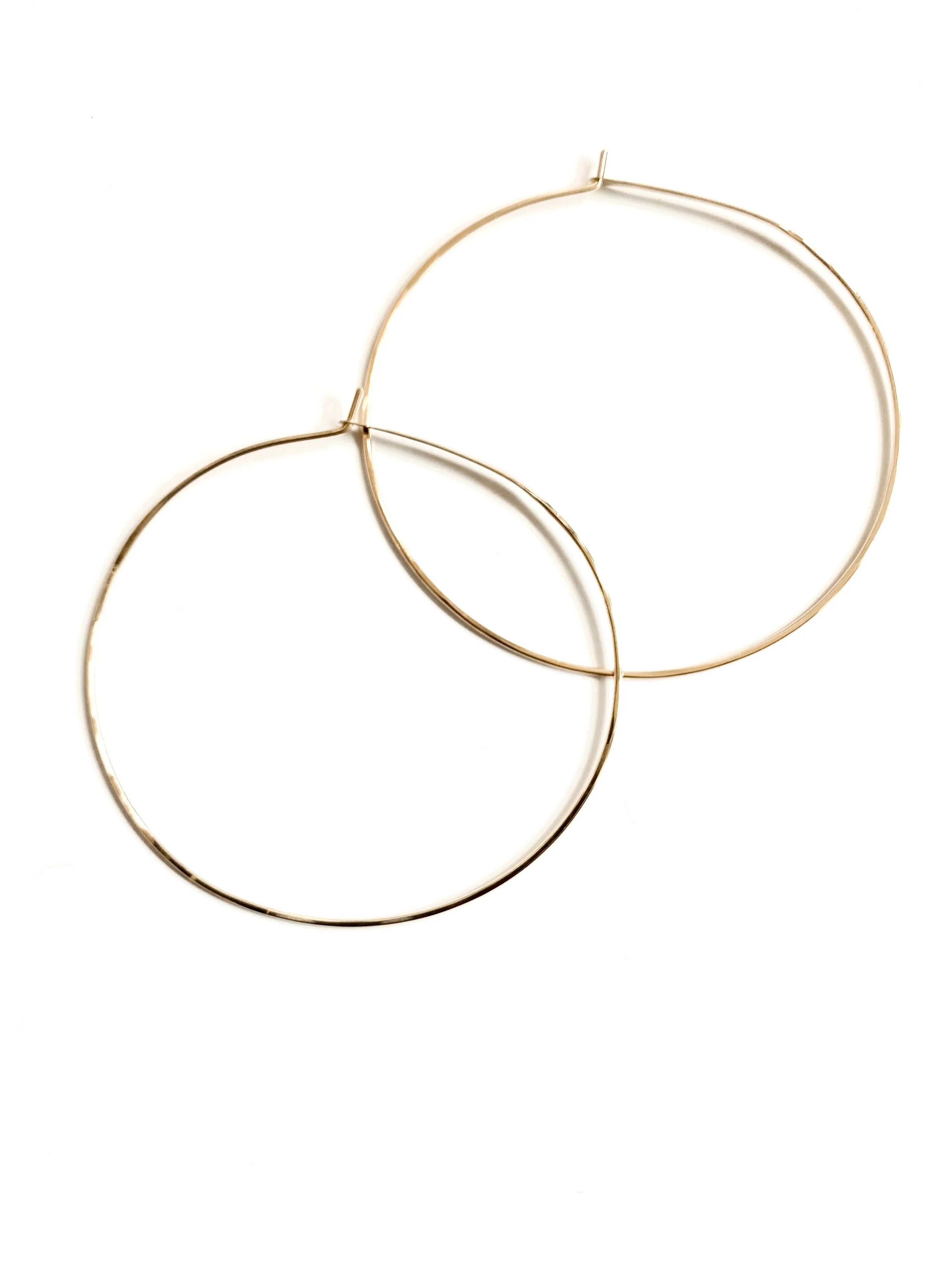 Simple Gold Hoop Earrings