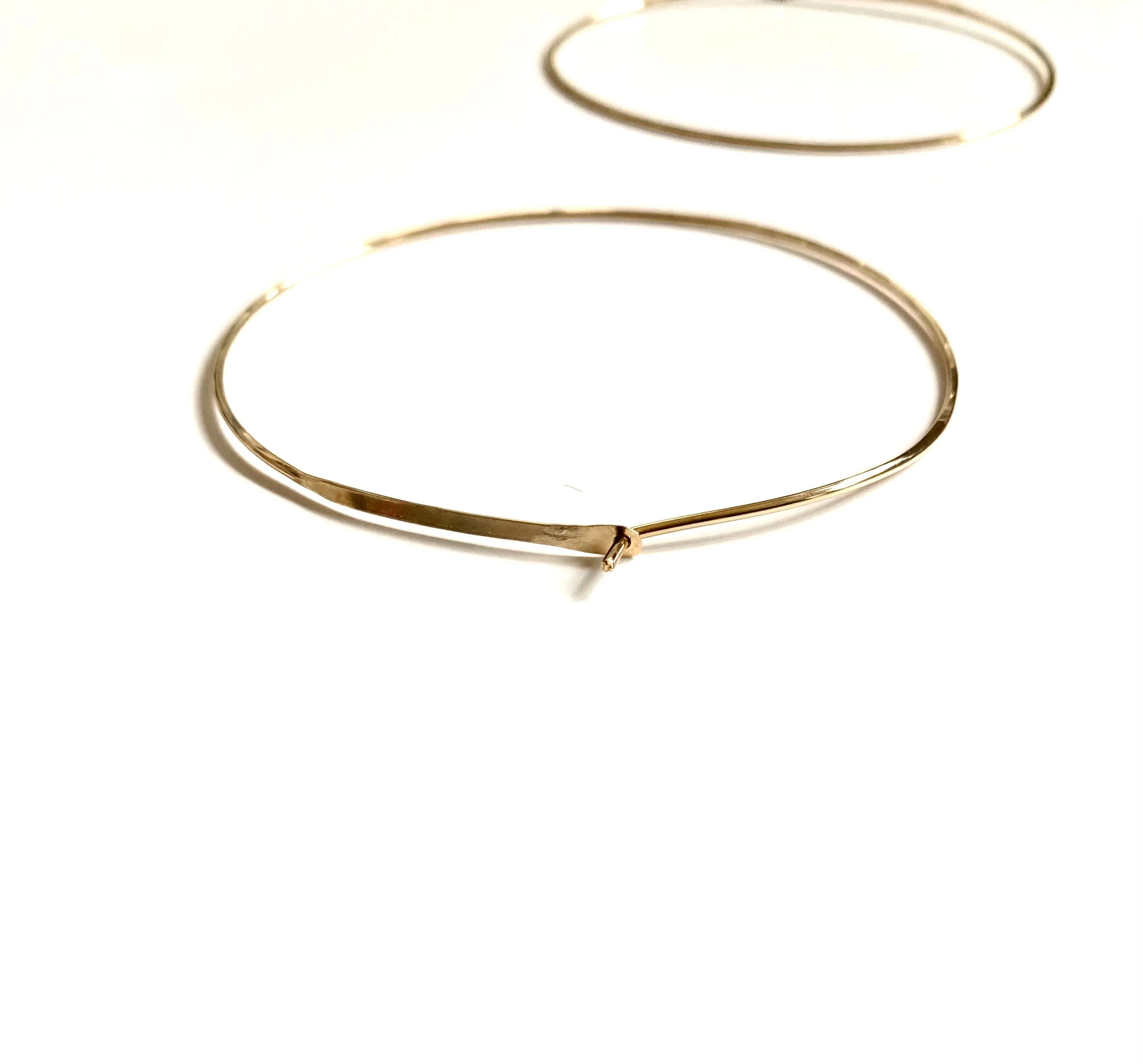 Simple Gold Hoop Earrings