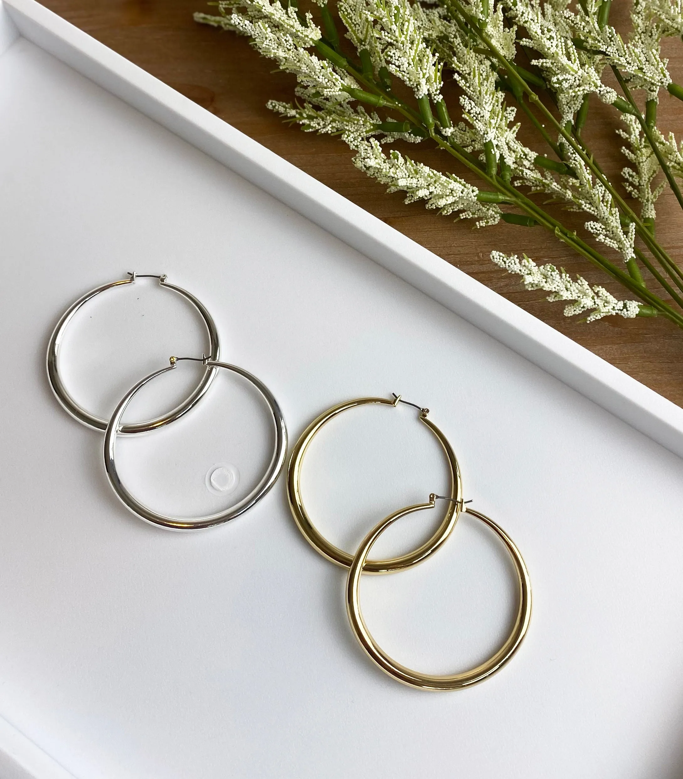 Simple Latch Hoops